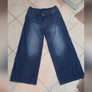 HALARA Women's Relaxed Denim Jeans - Deep Blue